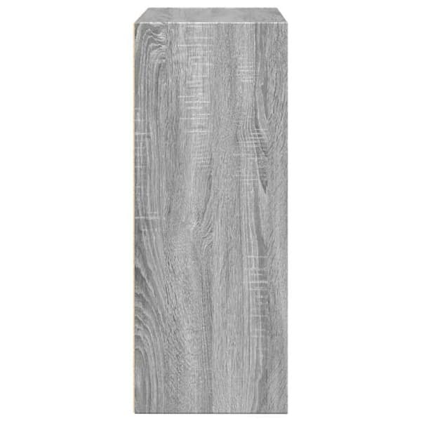 Maison Exclusive - Sonoma grå bibliotek 80x30x77 cm ingeniørtræ