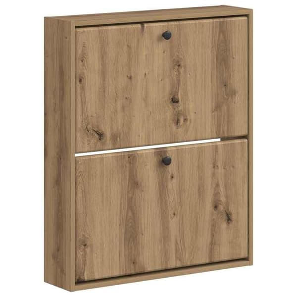 Maison Exclusive - Seinälle asennettava kenkäkaappi BREDA 71 x 17 x 86 cm