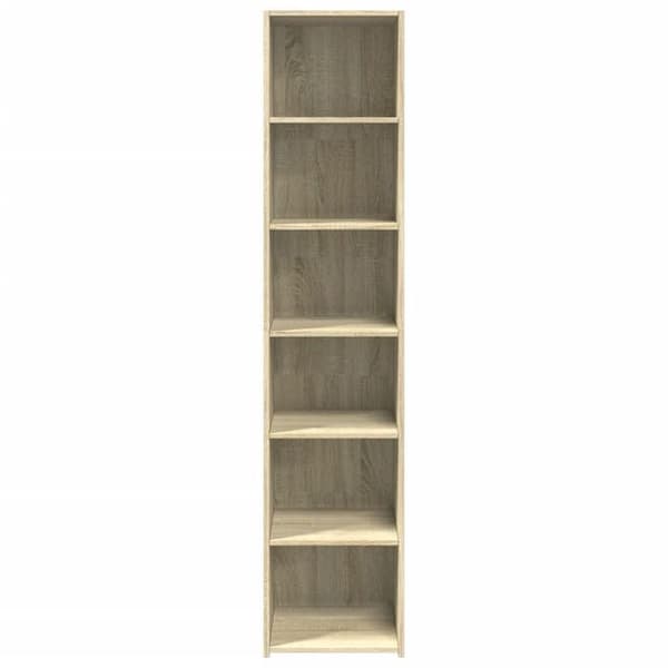 Maison Exclusive - Buffé hög ek sonoma 40x41x185 cm ingenjörsträ