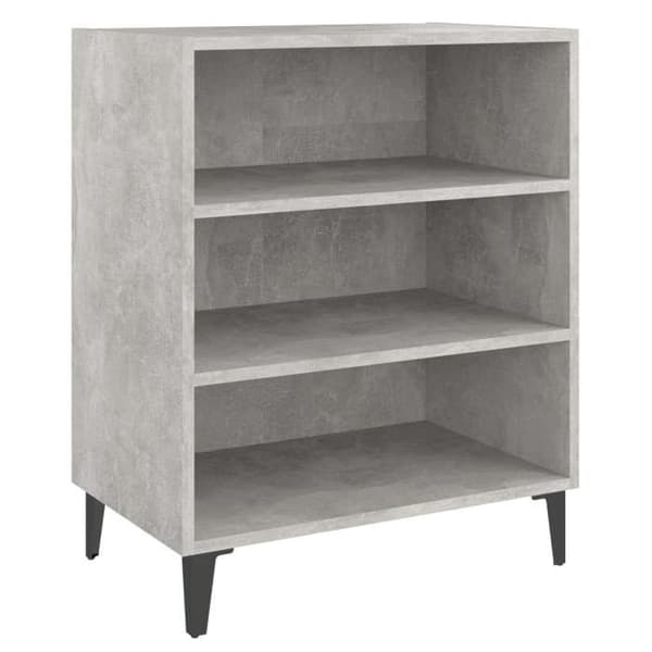 Maison Exclusive - Betonggrå buffé 57x35x70 cm ingenjörsträ