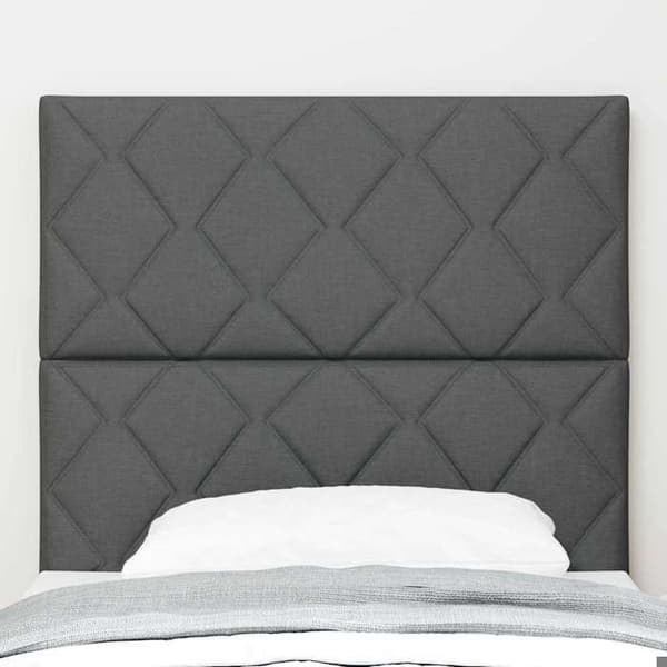 Maison Exclusive - Tummanharmaa pääty 90 cm kangas Mörkgrå