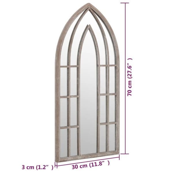 Maison Exclusive - Spegel Sand 70x30 cm Järn för inomhusbruk