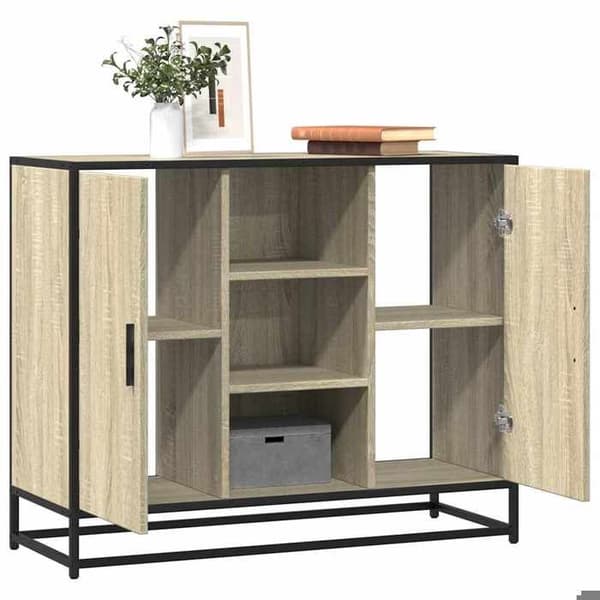 Maison Exclusive - Buffet i sonoma eg 92x35x76 cm i ingeniørtræ
