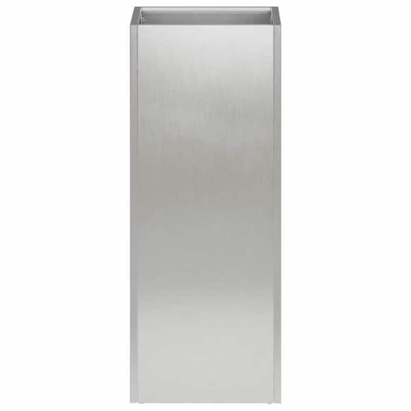 Maison Exclusive - Puutarhakukka-astia 2 kpl Hopea 20 x 20 x 40 cm Silver
