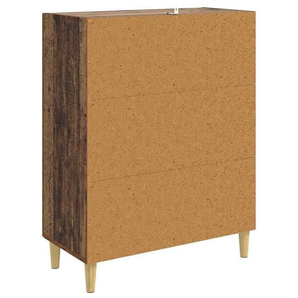 Buffet - EKSKLUSIVT HUS - 69,5x34x90 cm - Ingeniørtræ - Vendbare døre 90° - Rummelig opbevaring