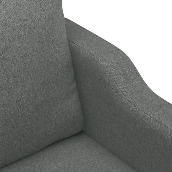 Maison Exclusive - Tummanharmaa 2-paikkainen sohva 120 cm Kangas