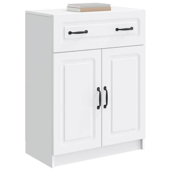 Maison Exclusive - Buffet Hvid 66 x 34,5 x 87 cm Ingeniørtræ