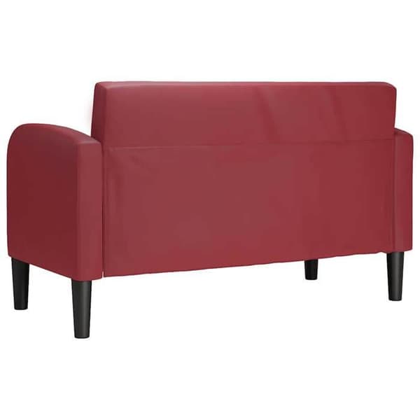 Maison Exclusive - Rød bordeaux 110 cm læderlook sofa
