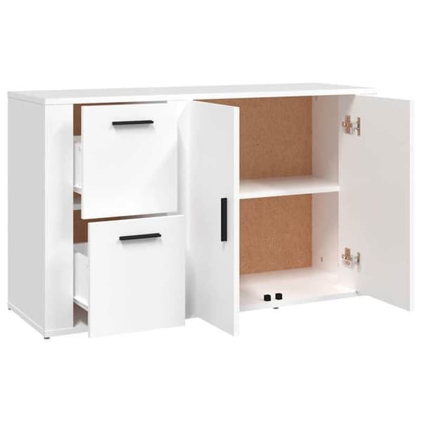 Maison Exclusive - Buffet Hvid 100x33x59,5 cm Ingeniørtræ Vit