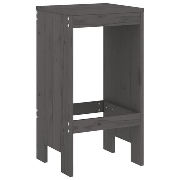 Baari-istuin - MAISON EXCLUSIVE - 40x36x75 cm - Massiivipuu - 2 kappaletta - Jalkatuki