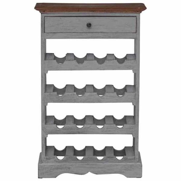 Maison Exclusive - Massiivinen mahonkikaappi pulloille 55x23x85 cm