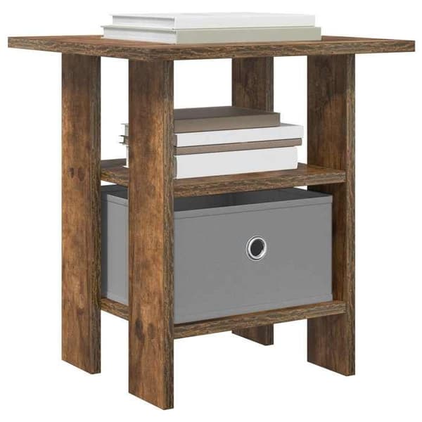 Maison Exclusive - Natbord 2 stk Røget eg 41 x 40 x 45 cm