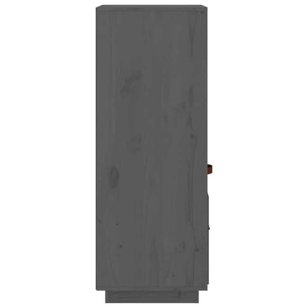Maison Exclusive - Buffé hög Grå 34x40x108,5 cm Massivt furu Grå