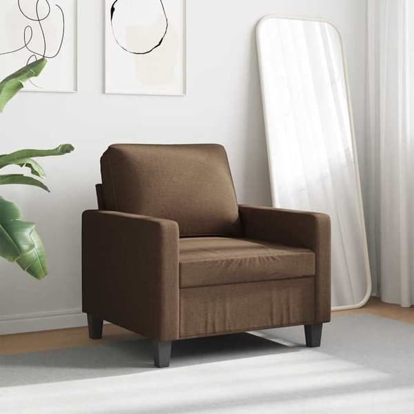 Maison Exclusive - Brun Stol 60 cm Stof
