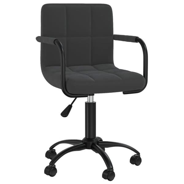 Maison Exclusive - Snurrande matstolar set om 4 svart sammet