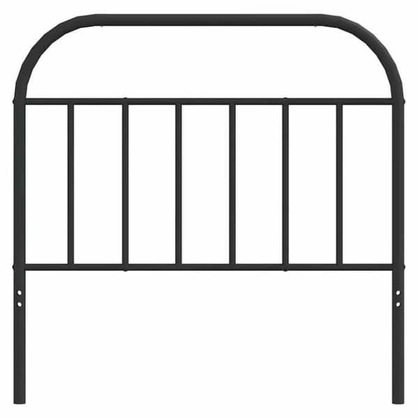 Maison Exclusive - Erstatnings hovedgærde metal sort 100 cm