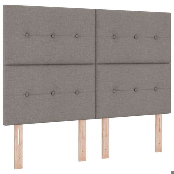Sängram - EXKLUSIV HEM - 140 x 200 cm - Sammetstyg - Huvudgavel - Dold förvaring Mol
