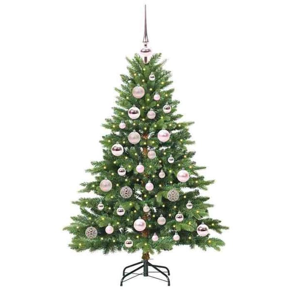 Maison Exclusive - 150 LED Vihreä 120 cm PE ja PVC joulukuusi Grön