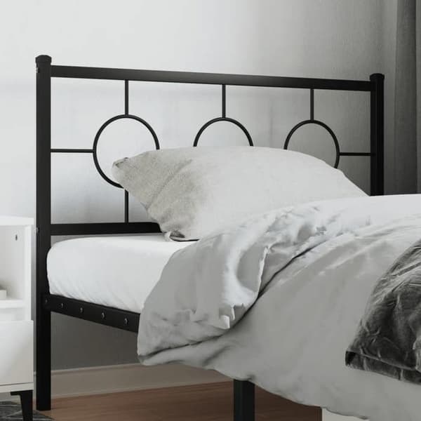 Maison Exclusive - Erstatnings hovedgærde i sort metal 107 cm