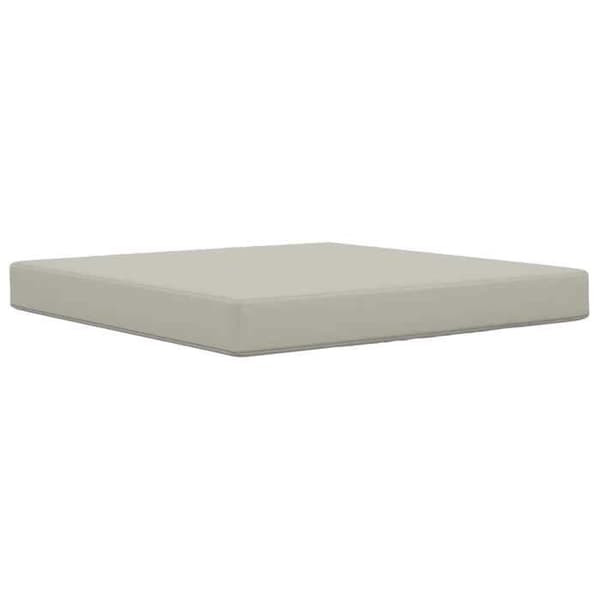 Utomhuskudde - EXKLUSIV HEM - 80 x 80 cm - Polyester - Avtagbart blixtlåsöverdrag - Grå Grå