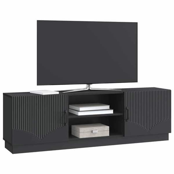 Maison Exclusive - TV-møbel Sort 150 x 31 x 47 cm Ingeniørtræ