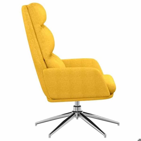 Maison Exclusive - Avkopplingsstol Gul senap Tyg Senap gul