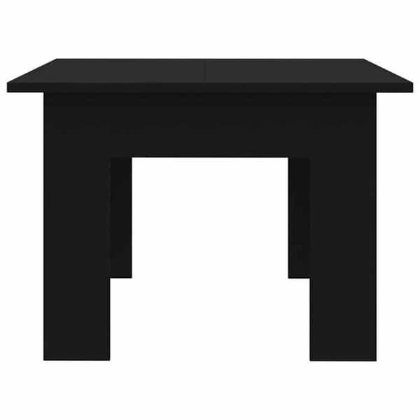 Maison Exclusive - Sort sofabord 100x60x42 cm Ingeniørtræ