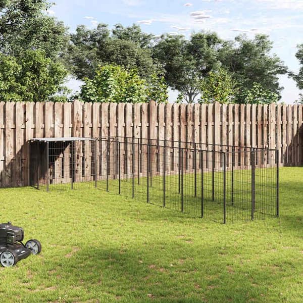 Eksklusivt Hus - Chenil Sort 7,26 m² Stål
