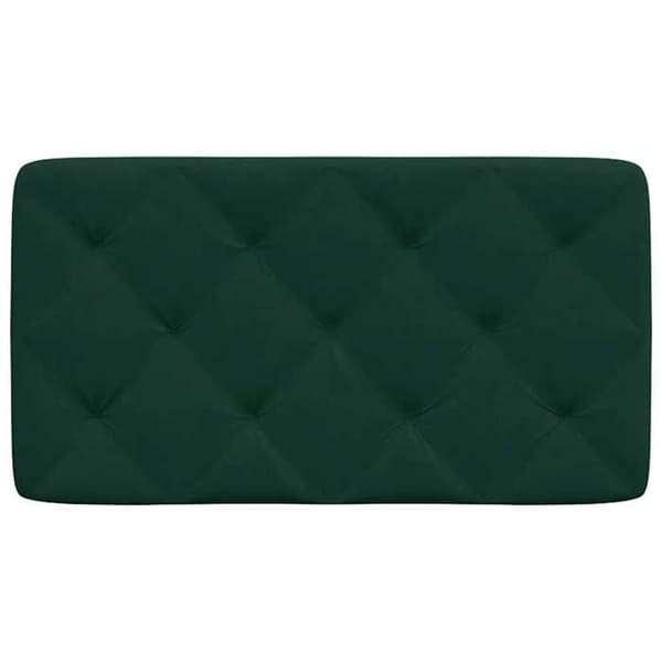 Maison Exclusive - Mörkgrön sänggavelkudde 80 cm i sammet