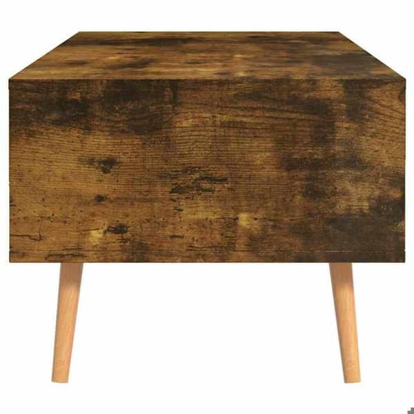 Bord - EKSKLUSIV HUS - Røget eg - 100 x 49,5 x 43 cm - Ingeniørtræ - Rektangulær Rökt ek
