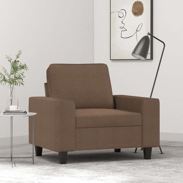 Maison Exclusive - Brun Stol 60 cm Stof