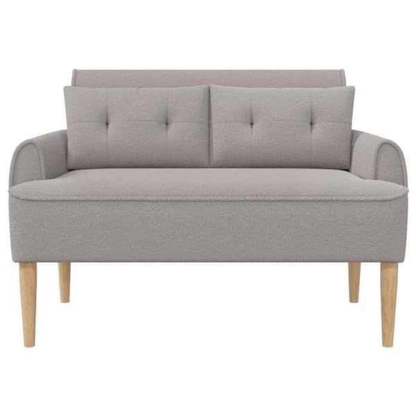 Maison Exclusive - Sovesofa med knapbetræk i lys grå boucle