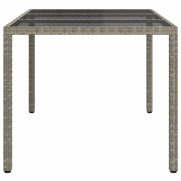 Maison Exclusive - Trädgårdsbord Grå 150 x 90 x 75 cm polyrotin Grå
