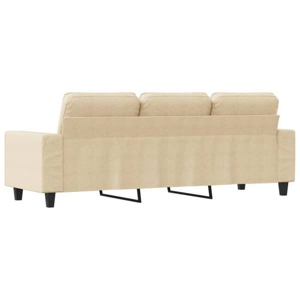 Maison Exclusive - 3-personers sofa Creme 180 cm Stof