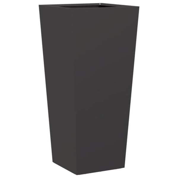 Maison Exclusive - Svart blomlåda 35x35x75 cm stål