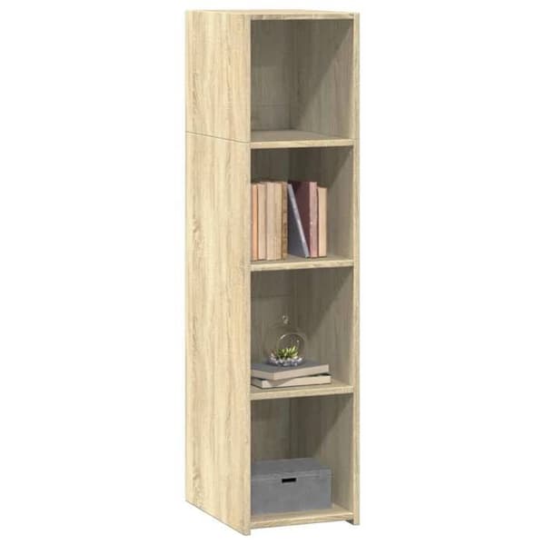 Maison Exclusive - Buffé ek sonoma 30x41x124 cm ingenjörsträ