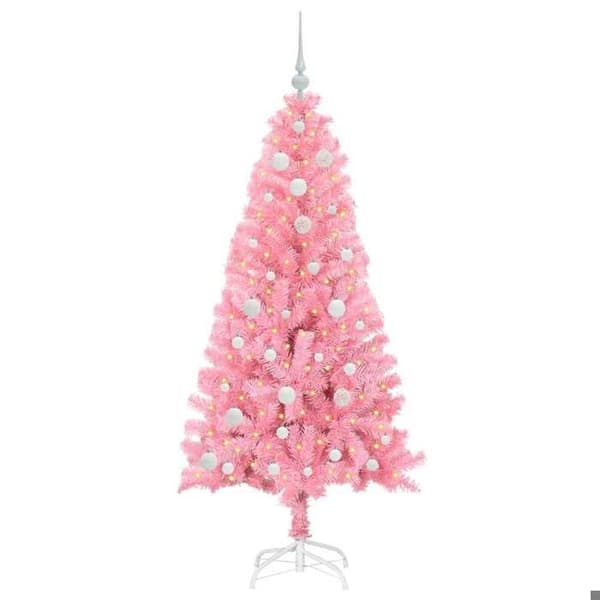 Maison Exclusive - Rosa Juletræ 150 cm PVC