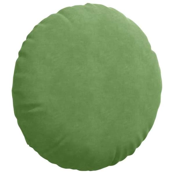 Sittkuddar - EXKLUSIVT HEM - Ø60 x 21 cm - 2-pack - Ljusgrön sammet - Runda Ljusgrön