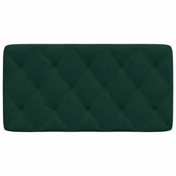 Maison Exclusive - Mörkgrön huvudgavelkudde 100 cm sammet Mörkgrön