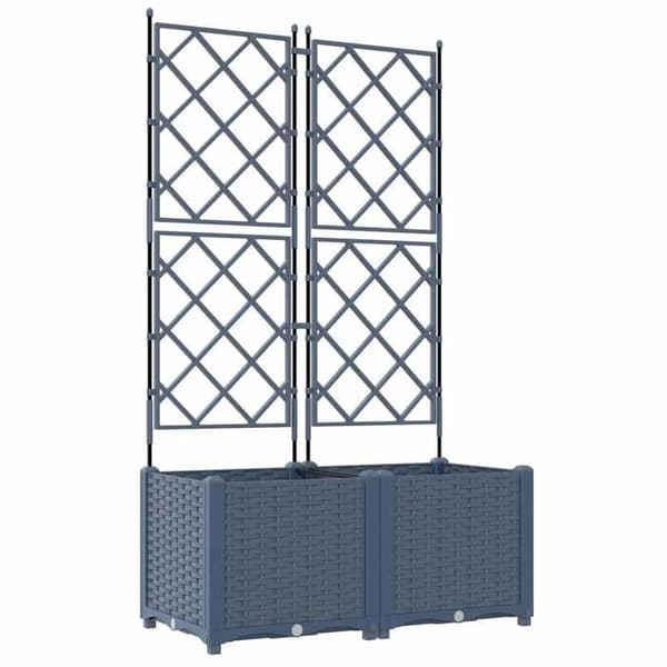 Maison Exclusive - Havekrukke 2 stk Grå 80 x 40 x 143 cm PP