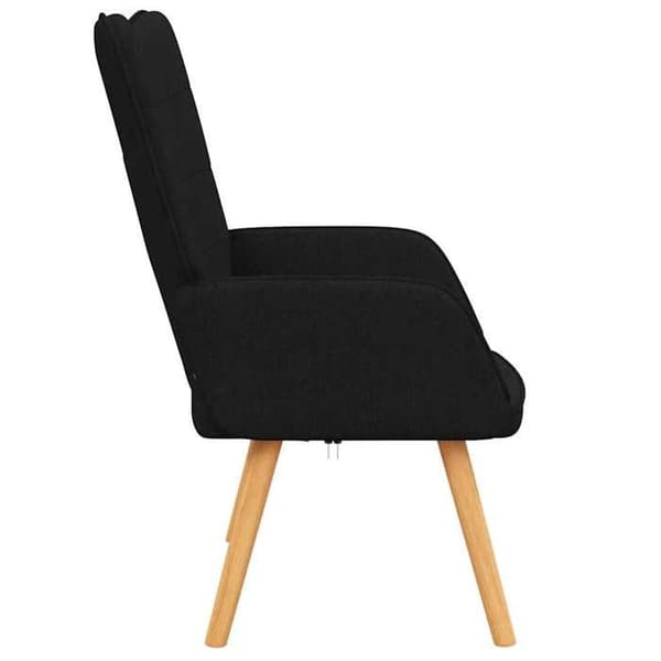 Maison Exclusive - Avkopplingsstol Svart Tyg