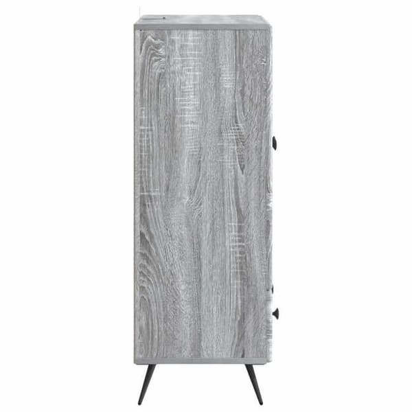 Maison Exclusive - Buffet Sonoma grå 66 x 34,5 x 95 cm Ingeniørtræ grå