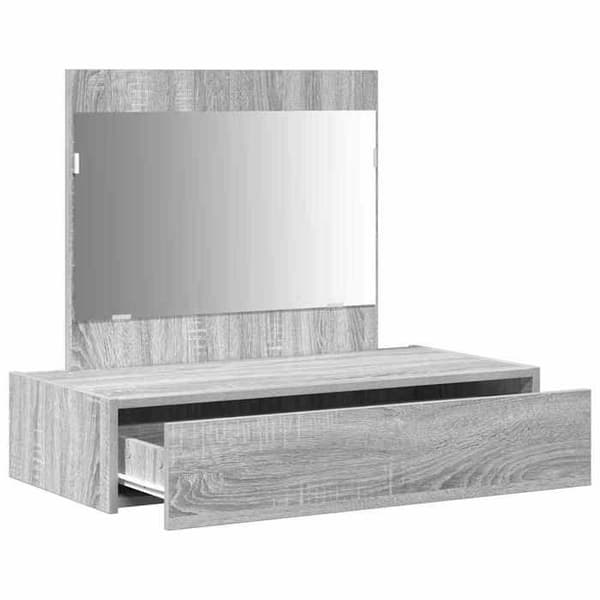 Maison Exclusive - Grå Sminkbord 83 x 40 x 70 cm Ingenjörsträ Grå