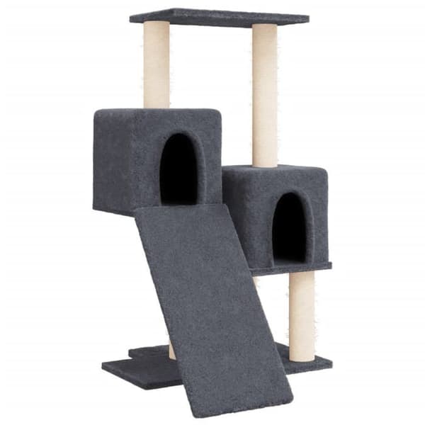 Maison Exclusive - Kattträd med sisal klöstrumpor Mörkgrå 82 cm Mörkgrå