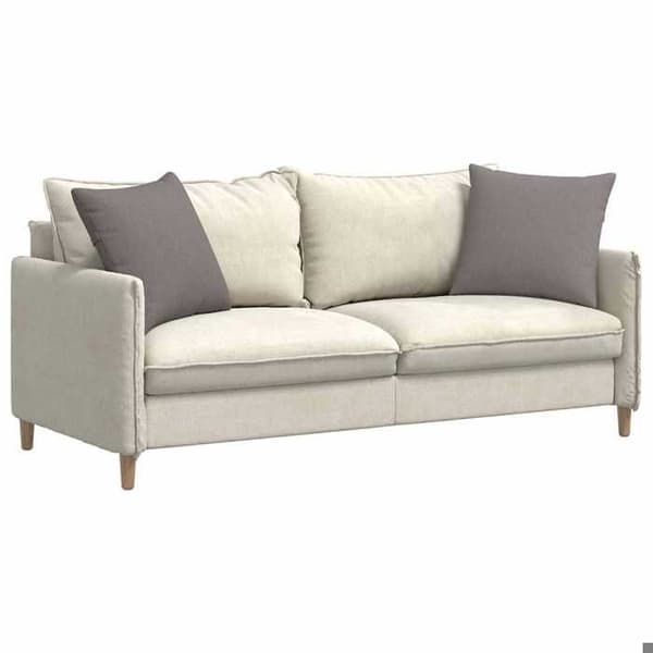 Maison Exclusive - Soffkuddar 2 st tyg Taupe 50 x 50 cm Mol