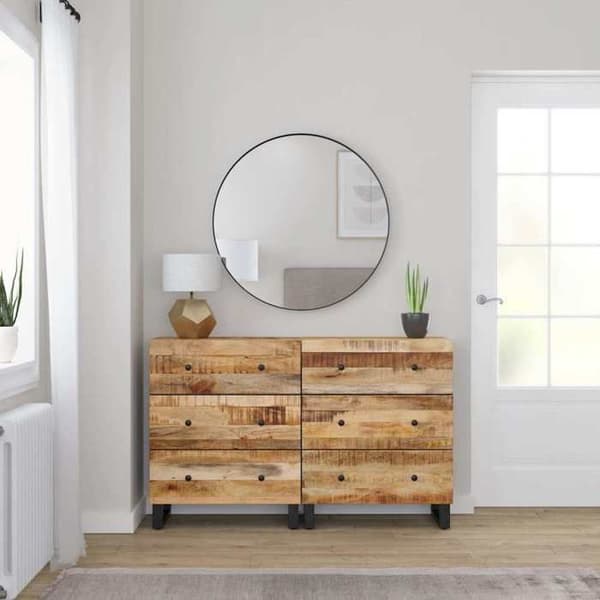 Maison Exclusive - 2 kpl buffetit 60x33x75 cm raakamangopuu