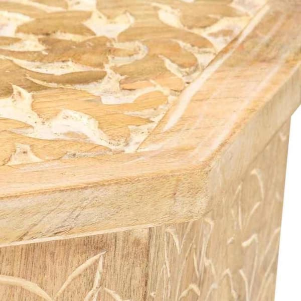 Maison Exclusive - Sidobord Ø48 cm Massivt mangoträ