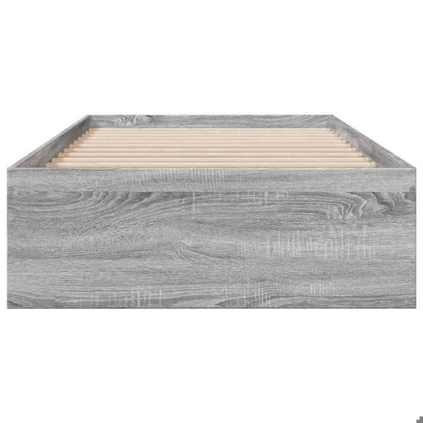 Maison Exclusive - Sengestel med skuffer uden madras sonoma grå 100x200 cm sonoma grå