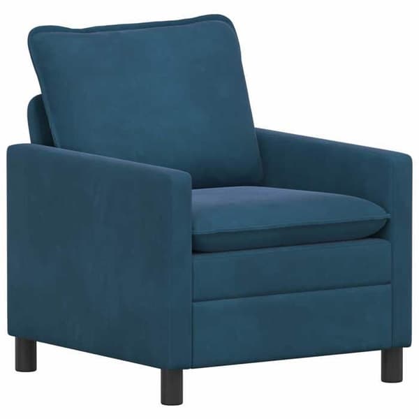 Maison Exclusive - Set med 2 soffor i blått sammet