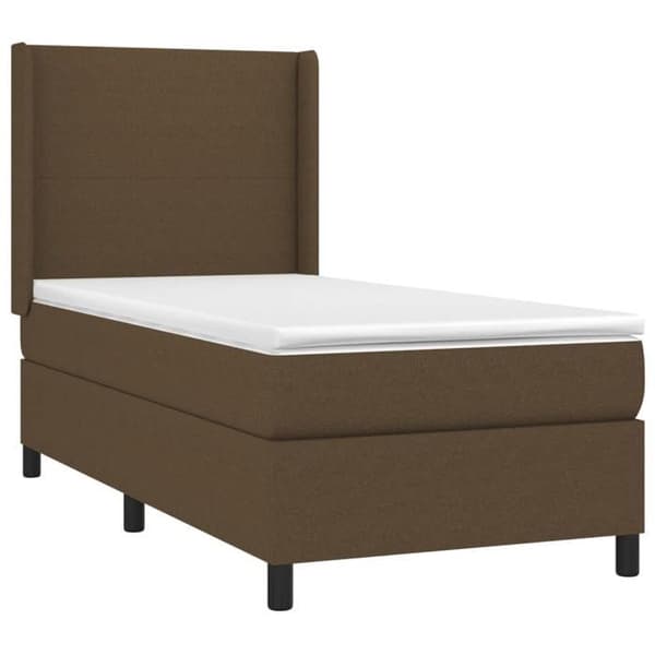 Maison Exclusive - Lakanatukipeite tummanruskea 90x200 cm matolla